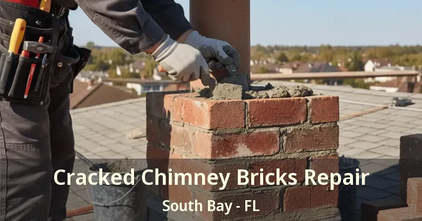 Cracked Chimney Bricks Repair South Bay - FL